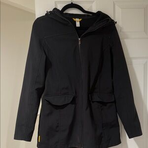 Lole Black Utility Jacket with Hood